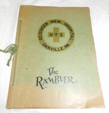 Vintage 1927 The Rambler Yearbook - Nurses' Training School -George F. Geisinger picture