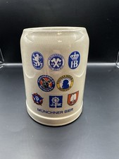 Vintage West Germany Munchner Bier Stoneware Beer Mug Gerz picture