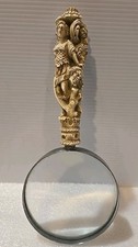 MMA 1982 Magnifying Glass Carved Resin Roman Goth Biblical David & Judith  picture