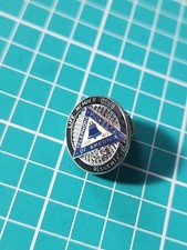 Vtg Telephone Pioneer Of America Life Member Past Resident Silver Tone Lapel Pin picture