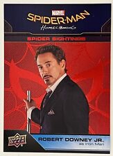 2017 Marvel Spider-Man Homecoming Red Foil Iron Man Robert Downey Jr 74/199 picture