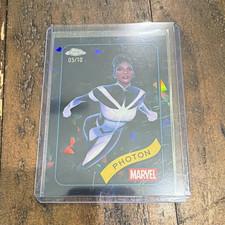 Topps 2025 Topps Chrome Marvel Photon Monica Rambeau #24 Serial Numbered 05/10 picture
