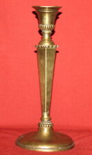 Antique Victorian Solid Bronze Candle Holder Candlestick picture