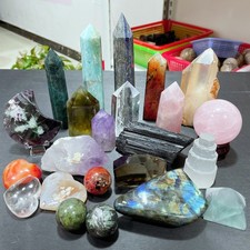 7.7LB natural crystal mixture quartz obelisk mineral specimen healing C2104 picture
