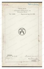 Ausable Horse Nail Trademark Standard Postcard COPY RPPC picture