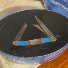 Schrade Stone Mountain Collection 3-Blade Manual Slipjoint Pocketknife + Tin picture