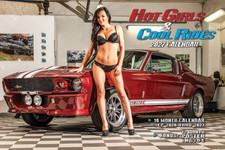 2027 HOT GIRLS & COOL RIDES  Wall Calendar Pin Up Bikini Calendar Hot Rod USA picture