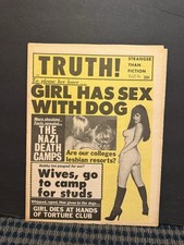1970 December TRUTH Newspaper, NAZI Death Camps, College Lesbian Resorts (10T) picture