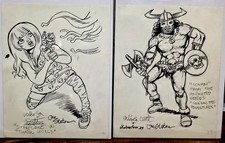 ORIGINAL Comic/Annimation Art SIGNED Nicola CUTI, Joe STATON, Joe RUBINSTEIN HTF picture