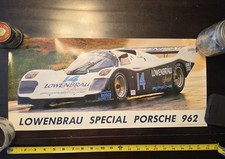 1985 Porsche 962 Lowenbrau Special Poster Miller Beer GOODYEAR Quaker State NEW  picture