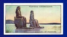 STAUES OF MEMNON 1916 JOHN PLAYER WONDERS OF THE WORLD #21 EXMT (PRT) SHARP picture