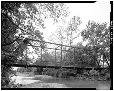Healing Springs Benton County Arkansas Osage Creek Bridge ca 1911 Pratt Truss picture