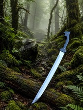 Handmade J2 Steel Blade Viking Sword Full Tang Medieval Sword Gift Item Groom picture