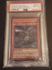 2009 Yu-Gi-Oh Turbo Pack Booster 1 #EN001 Doomcaliber Knight PSA 8 NM-MT picture