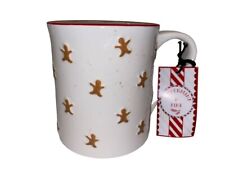 Peppermint & Pine Large GINGERBREAD MAN 20oz Christmas MUG New NWT picture