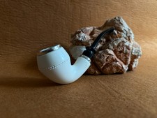 Meerschaum Pipe Reverse Calabash Custom Rhodesian Shape with Fitted Case picture