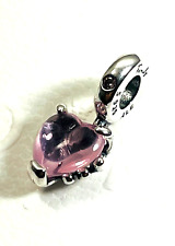 New Pandora Pink Heart & Family Tree Dangle Charm Bead w/pouch picture