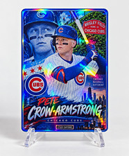 CTSZZ Customs Pete Crow-Armstrong Chicago Cubs Baseball Card Custom PCA picture
