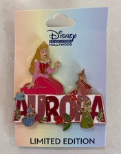 D23 DSSH Disney Princess Aurora It’s All in a Name Limited Edition 400 Pin picture