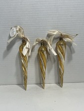 Waterford | Vintage Holiday Heirlooms Golden Icicle 3-set | 100-318-00-00 picture