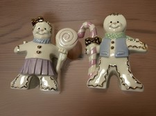 Lenox 'The Gingerbread' Salt & Pepper Shaker Set NIB picture