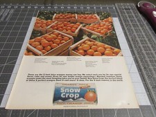 1965 Snow Crop Florida Orange Juice, Print Ad  picture