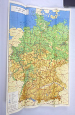 Germany's Frontiers as in 1937 Folding Map (Germany Western Part) Carl Gerber picture