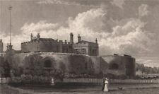 Welmer Castle, Kent. SHEPHERD 1829 old antique vintage print picture picture