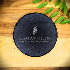 Custom Engraved Lagavulin Slate Coaster Brand New Handcrafted Laser Engraved picture