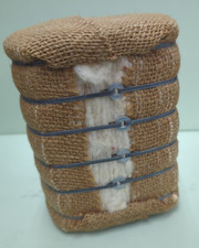 Vintage Souvenir Miniature Texas COTTON BALE Hill County TX  Hillsboro, Texas picture