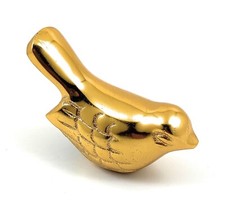 VIBHSA Collectible Bird Figurines Symbols of Health & Happiness Golden Rustic 1 picture