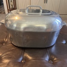 Vintage Magnalite Classic 15” Aluminum Dutch Oven Roaster Pan S112 Large picture