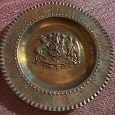 Vintage Republica de Chile Crest Copper 9