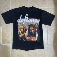 Deftones Band Sleeve Women Mens Black Print T- Shirt All Size S- 5XL US557 picture