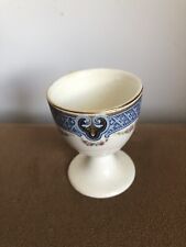 Antique/Vintage Egg Cup From England Bone China Gold Trim Pink Floral With Blue picture