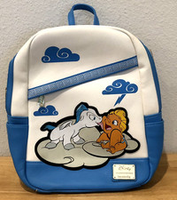 DISNEY LOUNGEFLY BACKPACK BABY HERCULES AND PEGASUS - SMALL WEAR SPOT ON SEAM picture