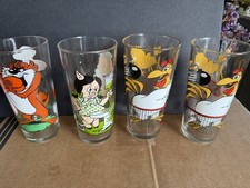 Vintage 1976 Pepsi Warner Bros Collector Series Glasses Pristine Choice Of 3 picture