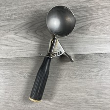 Vintage HAMILTON BEACH Model 66 Ice Cream Scoop Black Stainless Made USA picture
