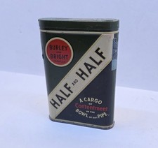 Vintage Burley and Bright Half and Half Tobacco Tin picture