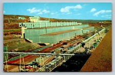 Taconite Processing Plant at E. W. Davis Works, Silver Bay, Minn. Vtg Postcard picture