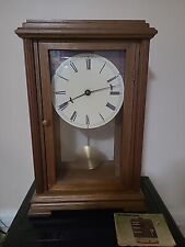 Rare Vintage Junghans Quartz Quattro Phon German Wooden Wall Clock picture