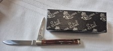 Queen Cutlery Dr Pattern 2-blade Spear & Pen w/Winterbottom Handle Mint in Box picture