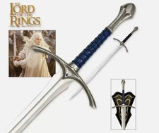 Handmade Glamdring Sword of Gandalf LOTR Replica with Scabbard & Wall Mount picture