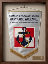 Poland Naval Aviation Pennant Flag Banner Military Gdansk Gdynska Army Marinarki picture