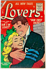 Lovers #72 (1955) Very Good+ (4.5) Jay Scott Pike & Vince Colletta Early Marvel picture
