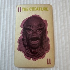 Vtg 1964 Universal MONSTER Old Trading Card #11 The Creature from Black Lagoon picture