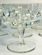 Modernist Rosenthal Artisan Bjorn Winblad Crystal Champagne Coupe Glass Marked picture