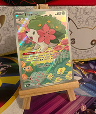 Pokémon TCG Shaymin 185/182 Sv10 Destined Rivals Illustration Rare Full Art Holo picture