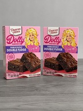 Duncan Hines Dolly Parton Fabulously Double Fudge Brownie Mix Lot of 2 Exp 2027 picture