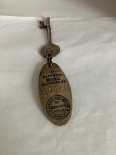 Vintage 1920's-30's THE SOUTHERN HOTEL Baltimore, Md Skeleton Room Key and Fob picture